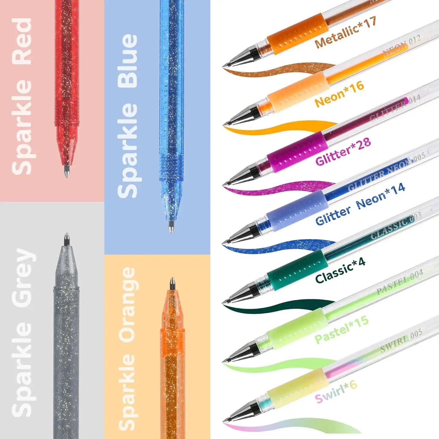 Glitter Gel Pens - K&L Trending Products