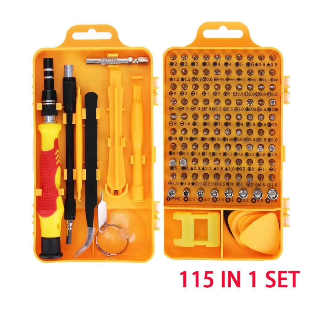 115-in-1 Precision Screwdriver Set for Mobile Phone and Watch Repair - K&L Trending Products