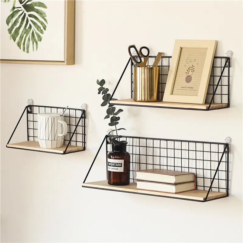 Nordic Wooden Wall Hanging Shelves - K&L Trending Products