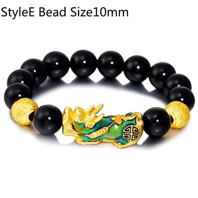 Feng Shui Wealth Bracelet: Black Beads - K&L Trending Products