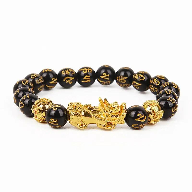 Feng Shui Wealth Bracelet: Black Beads - K&L Trending Products