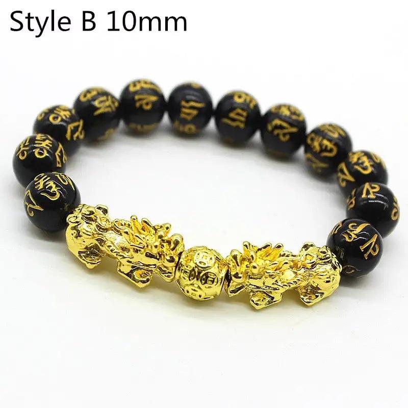 Feng Shui Wealth Bracelet: Black Beads - K&L Trending Products