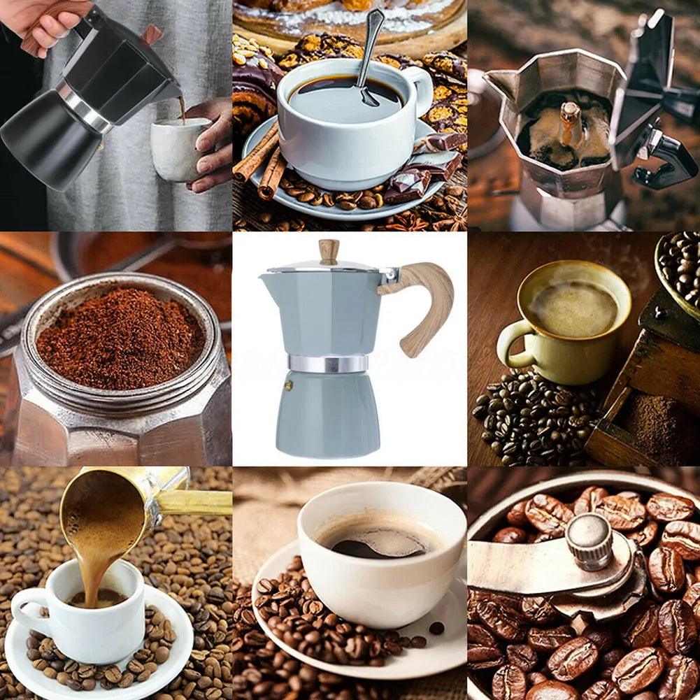 Portable Octagonal Espresso Coffee Maker - K&L Trending Products