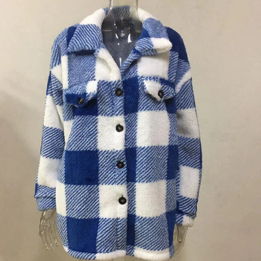 Plush Button-Up Jacket