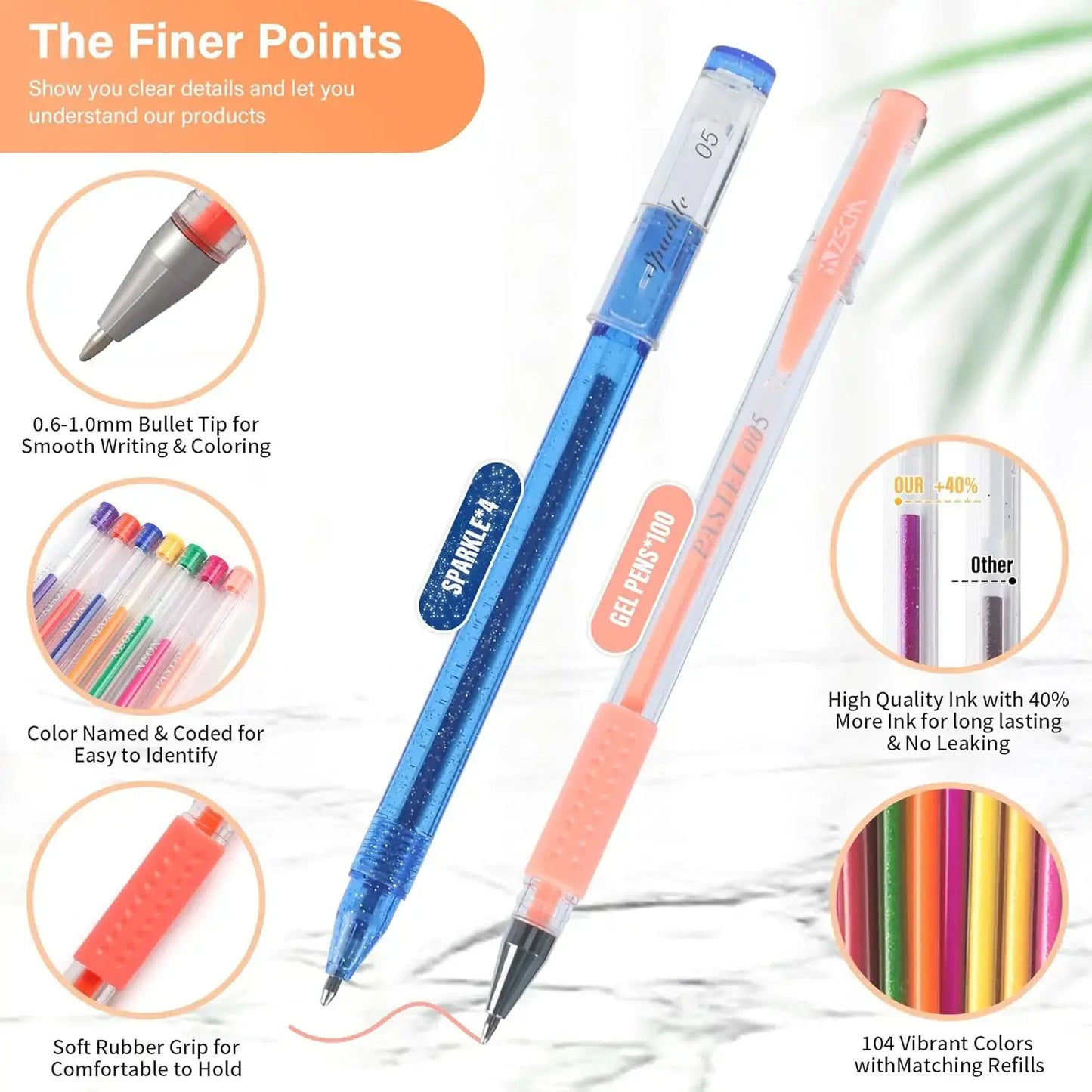 Glitter Gel Pens - K&L Trending Products