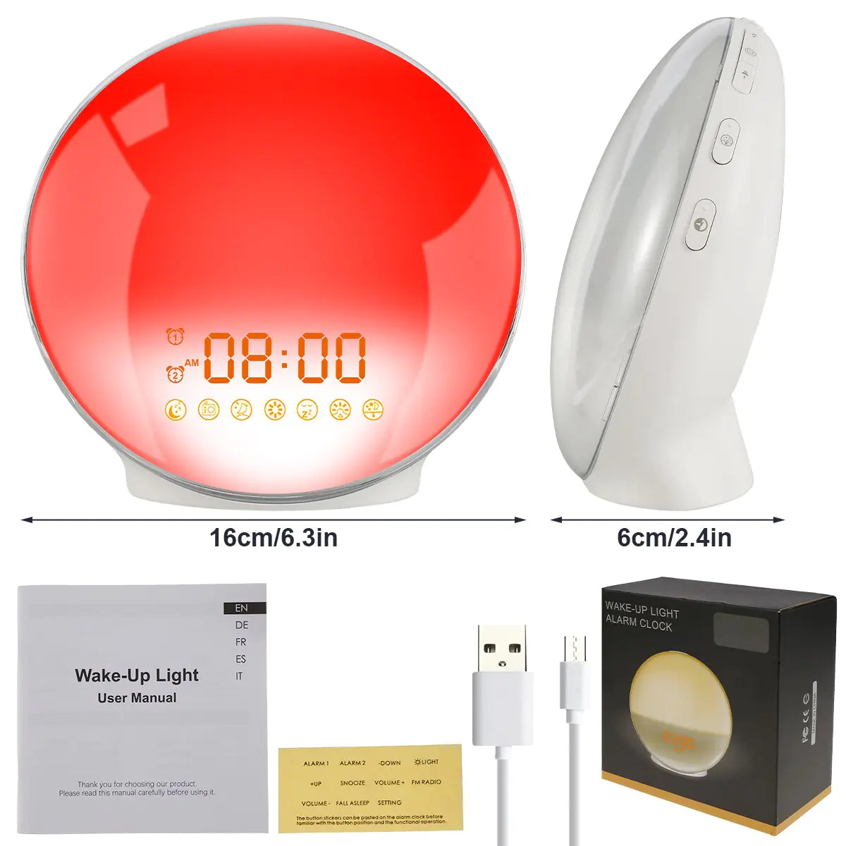 Wake Up Light Alarm Clock - K&L Trending Products