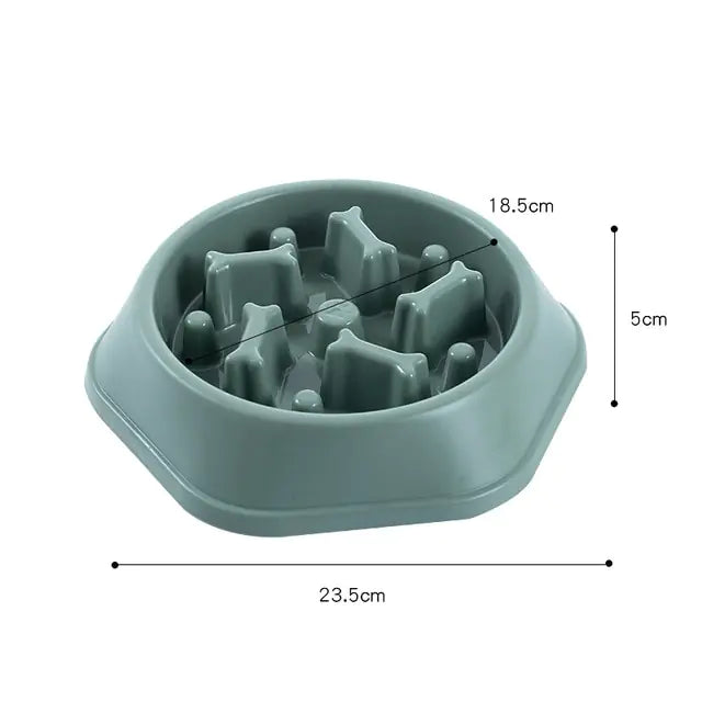 Slow Feeder Bone Design Pet Bowl - K&L Trending Products