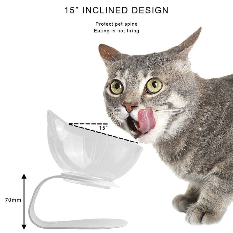 Pet Double Cat Bowl With Raised Stand - K&L Trending Products