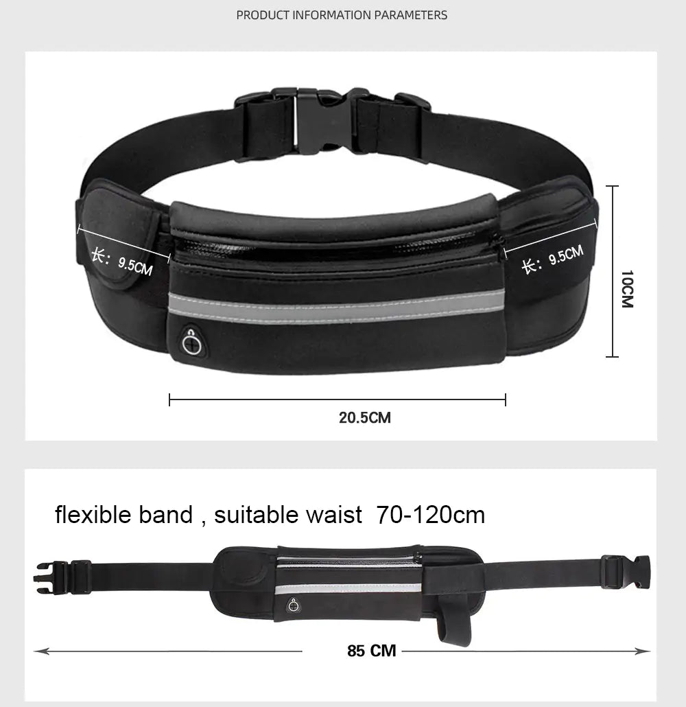 Sporty Waist Belt Bag - K&L Trending Products