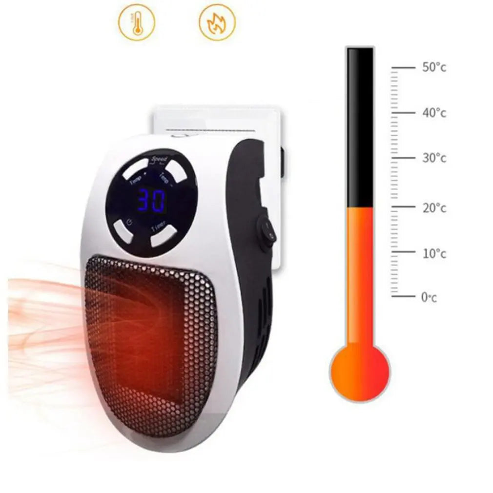 Mini Electric Heater for Room Winter Warm Timing - K&L Trending Products