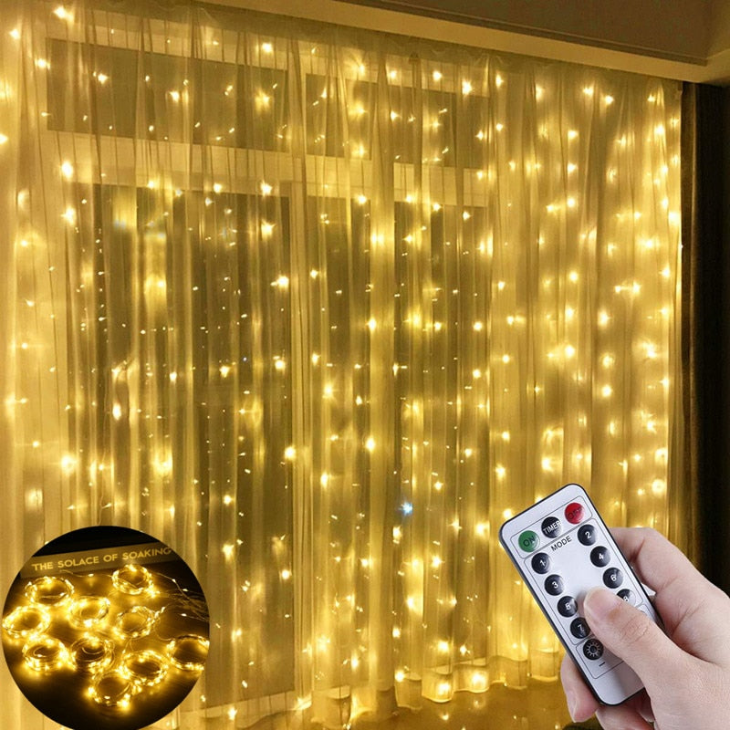 LED Curtain Garland Lights - K&L Trending Products