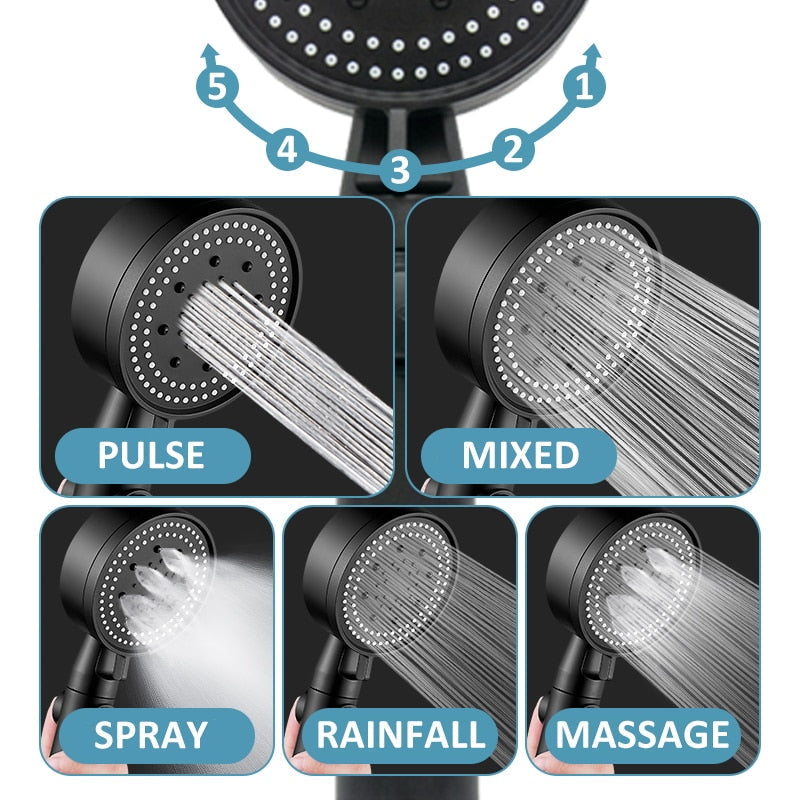 Water Saving Massage Shower Head - K&L Trending Products