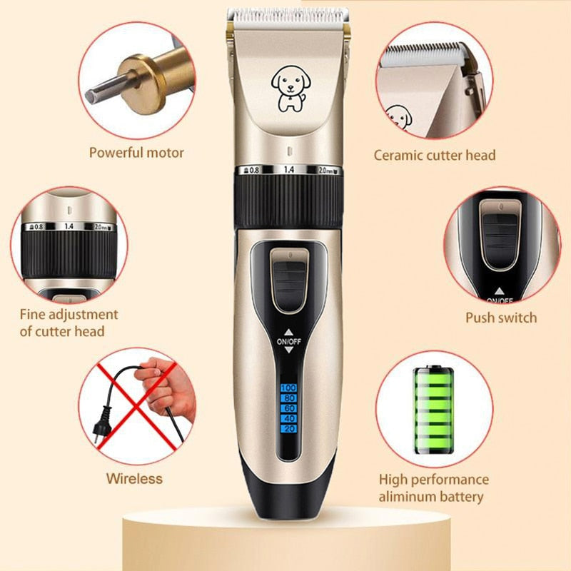 Dog Hair Clippers Trimmer Set - K&L Trending Products