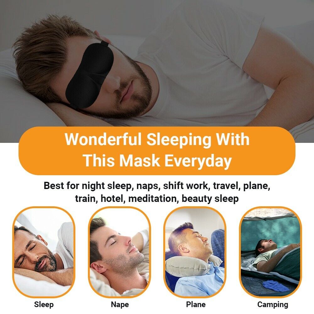2 Pack Travel 3D Eye Mask - K&L Trending Products