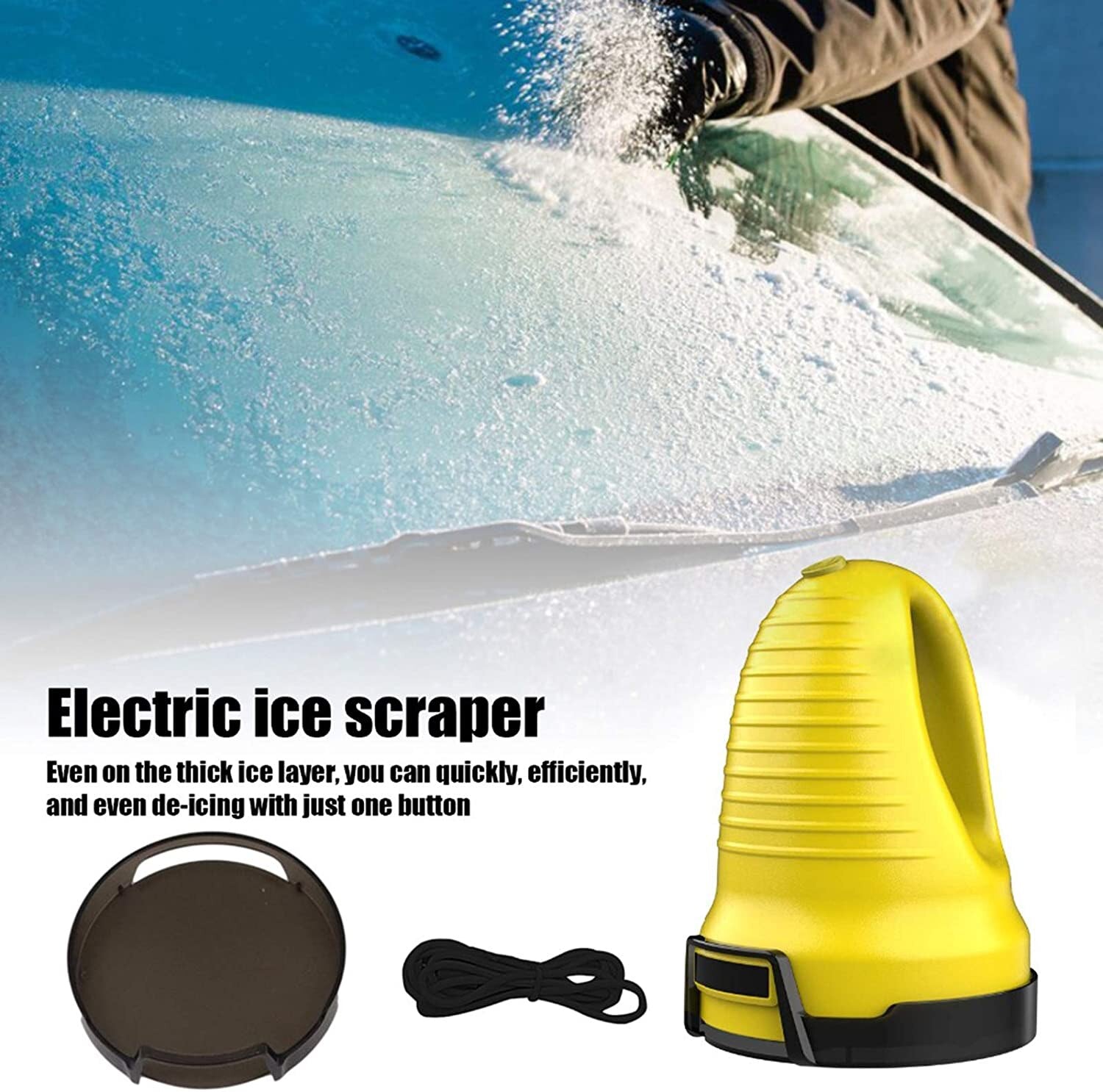 Electric Heated Car Snow Scraper - K&L Trending Products