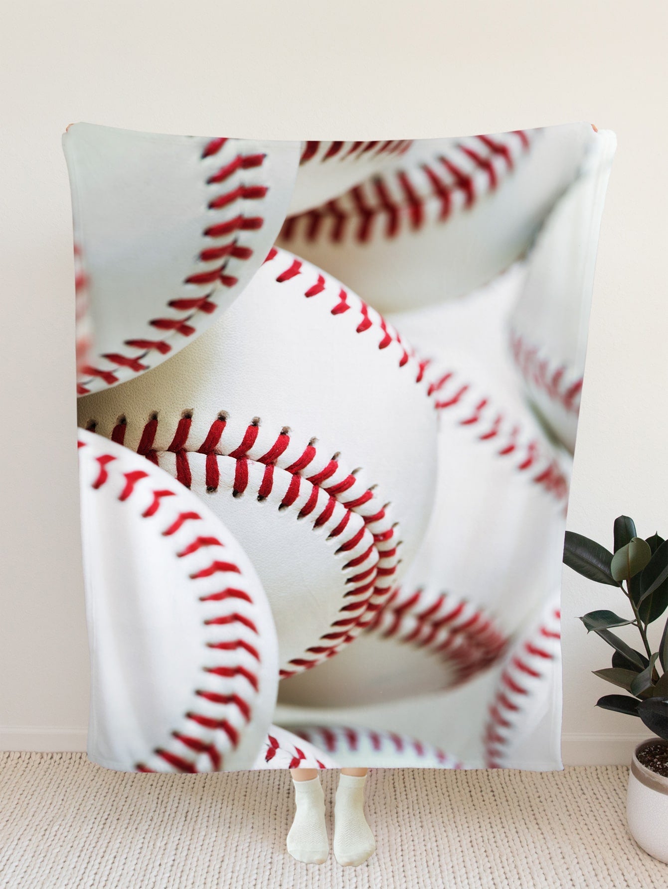 Baseball Pattern Blanket - K&L Trending Products