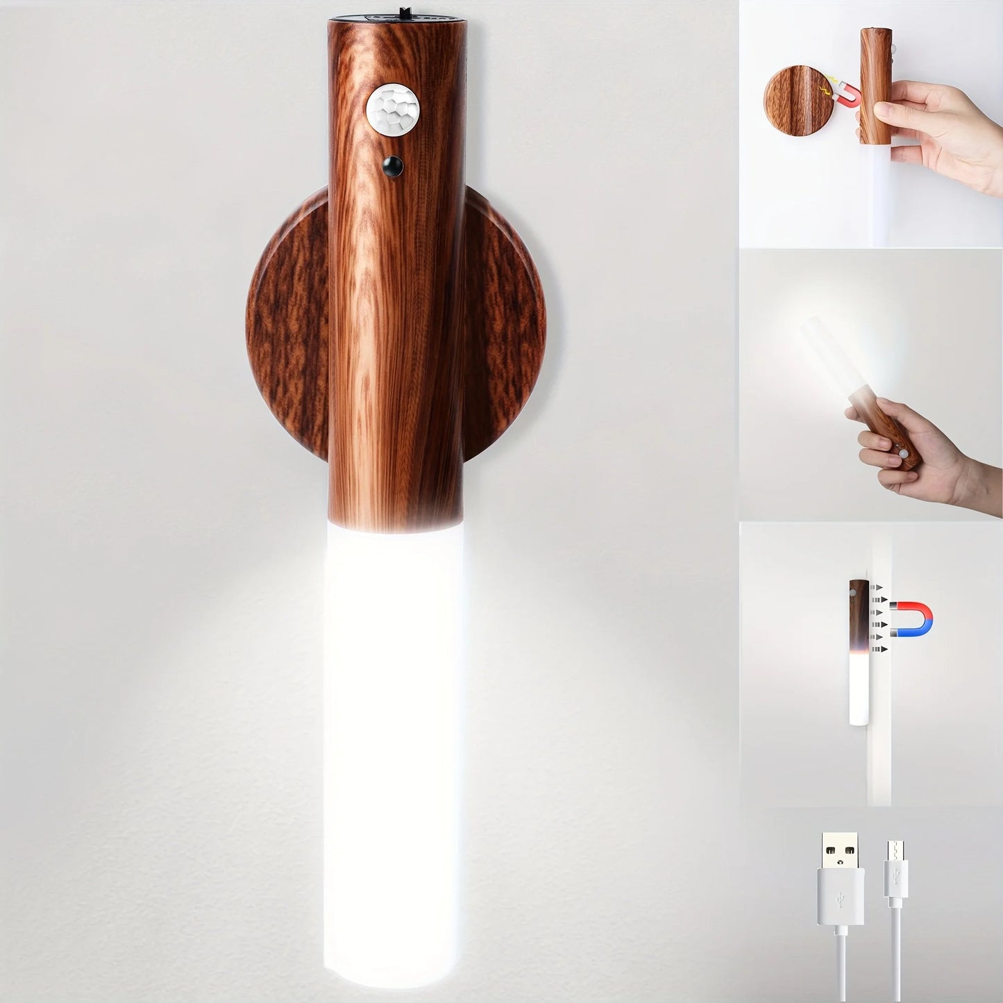 Wood Motion Sensor Light - K&L Trending Products