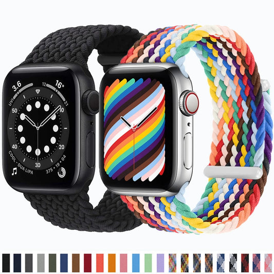 Nylon Braided Solo Loop Strap For Apple Watch - K&L Trending Products