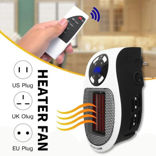 Mini Electric Heater for Room Winter Warm Timing - K&L Trending Products