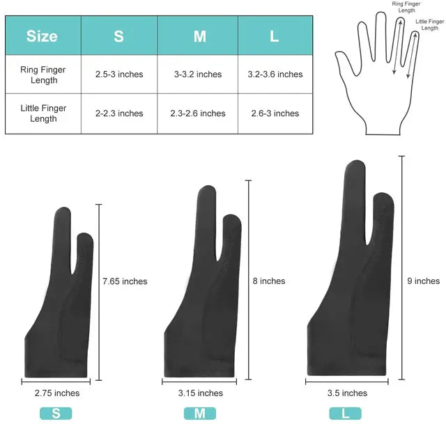 Two Finger Art Glove - K&L Trending Products