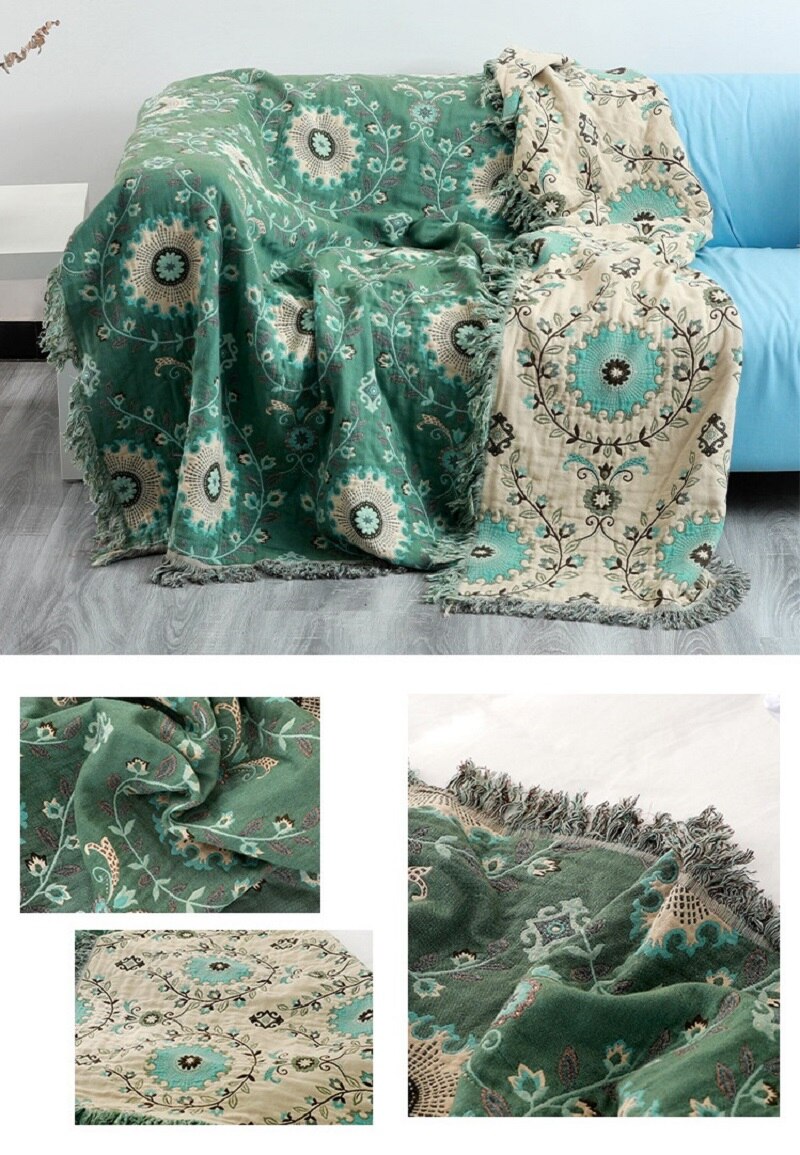 Cotton Sofa Throw Blanket - K&L Trending Products