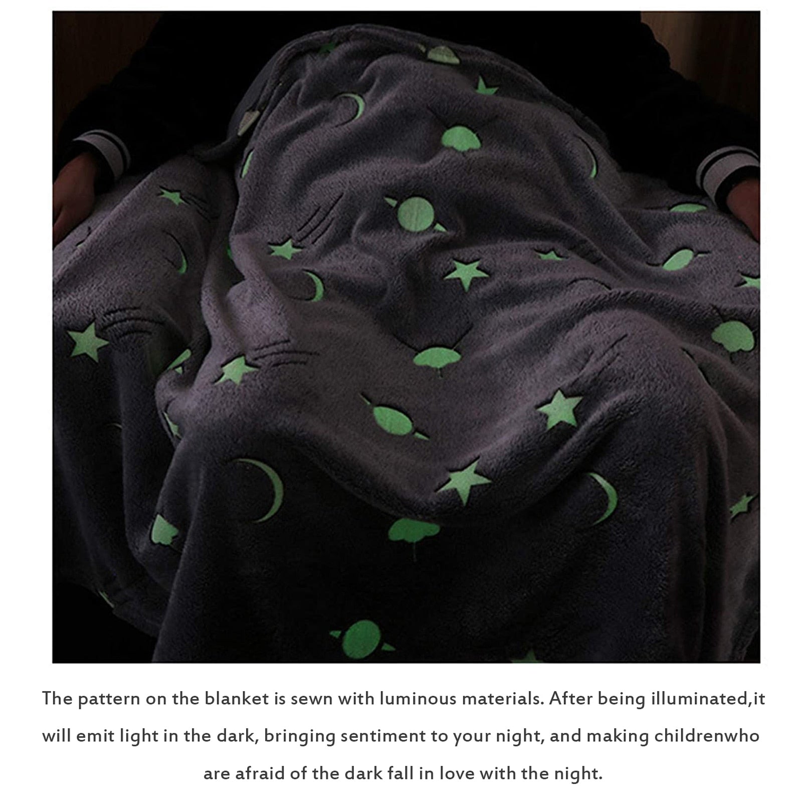 Glow in the Dark Throw Blanket - K&L Trending Products