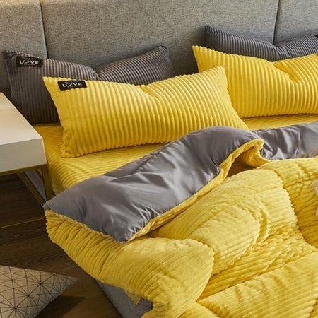 Corduroy Velvet Bedding Set - K&L Trending Products