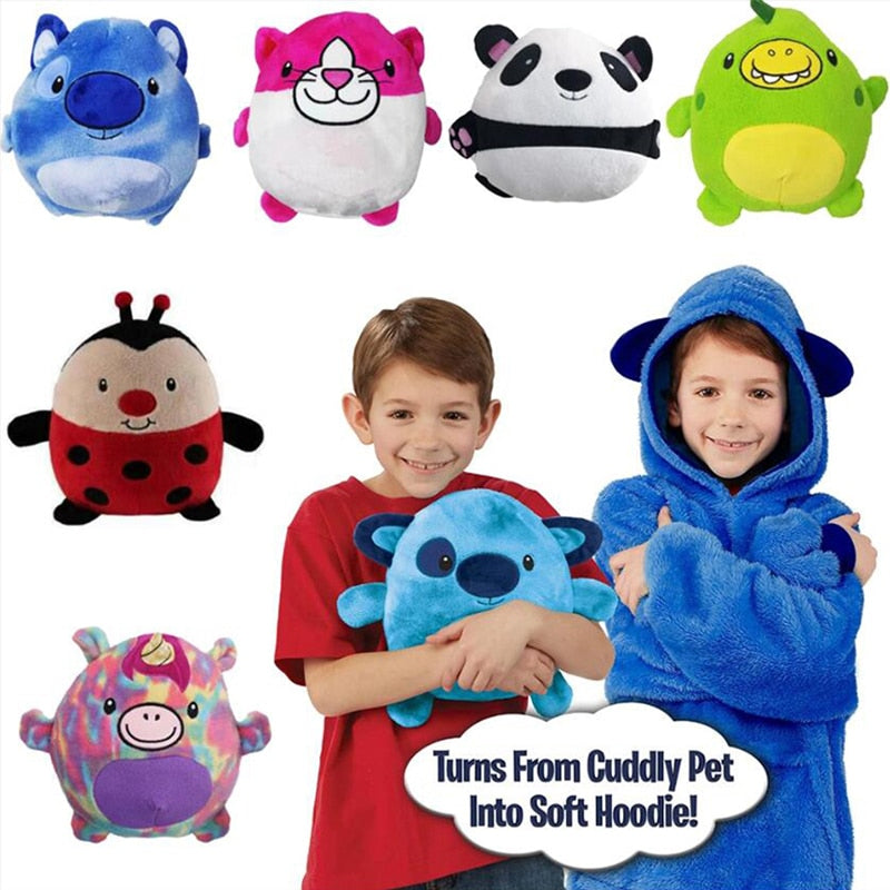 Kids Pets Blanket Hoodie Soft Plush - K&L Trending Products