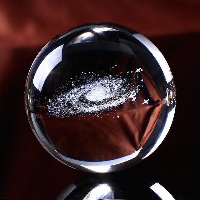 6/8cm Galaxy Miniature 3D Crystal Ball - K&L Trending Products