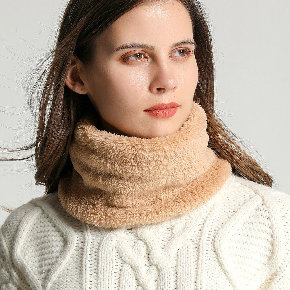 Solid Thick Plush Ring Scarf - K&L Trending Products