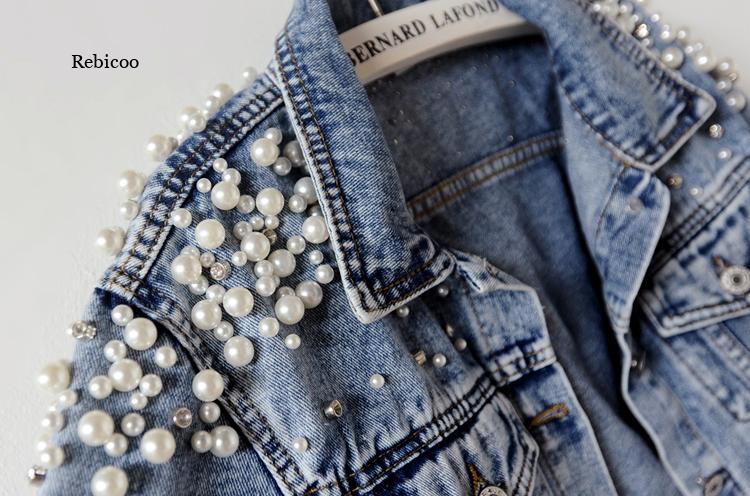 Pearl Casual Denim Jacket for Women - K&L Trending Products