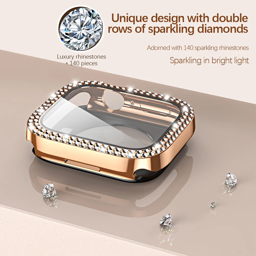 Bling Glass + Cover for Apple Watch Case - K&L Trending Products