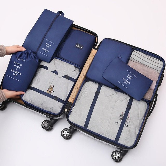 8Pcs/set Large Capacity Travel Organizer - K&L Trending Products