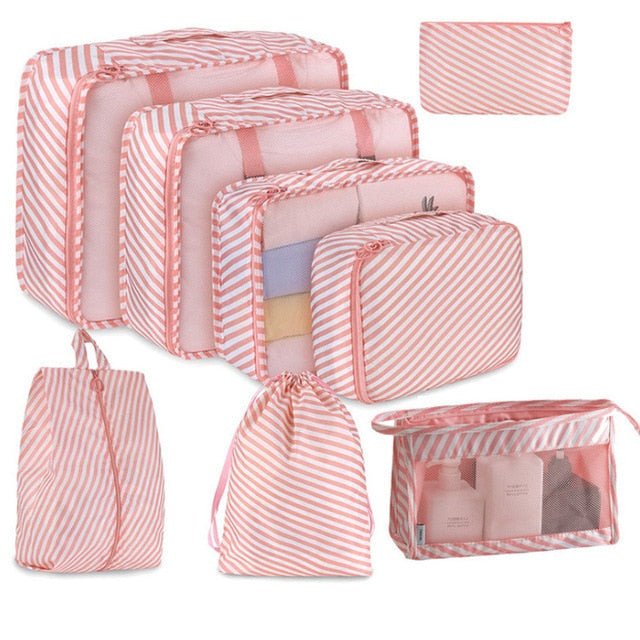 8Pcs/set Large Capacity Travel Organizer - K&L Trending Products