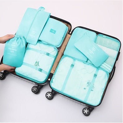 8Pcs/set Large Capacity Travel Organizer - K&L Trending Products