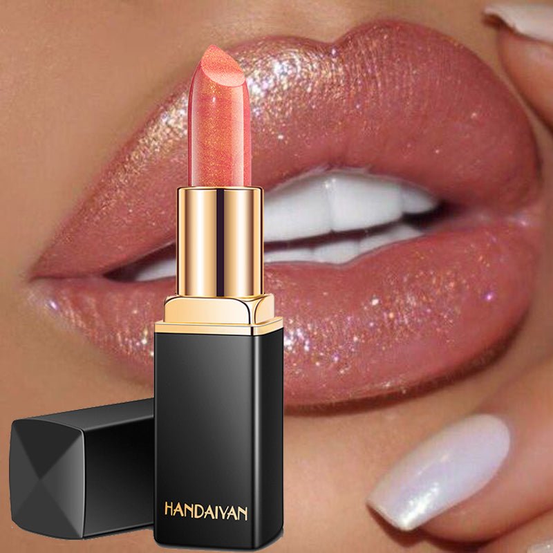 9 Colors Waterproof Glitter Lipstick - K&L Trending Products