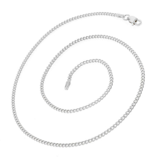 925 Sterling Silver 2MM Cuban Chain - K&L Trending Products