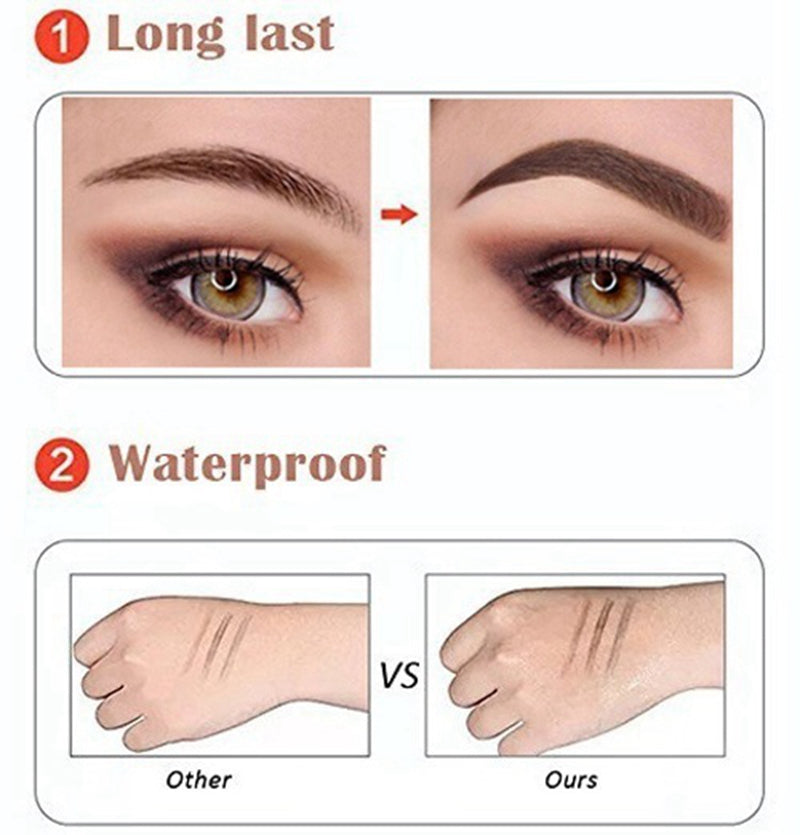 3D 5 Color Waterproof Natural Eyebrow Pencil - K&L Trending Products