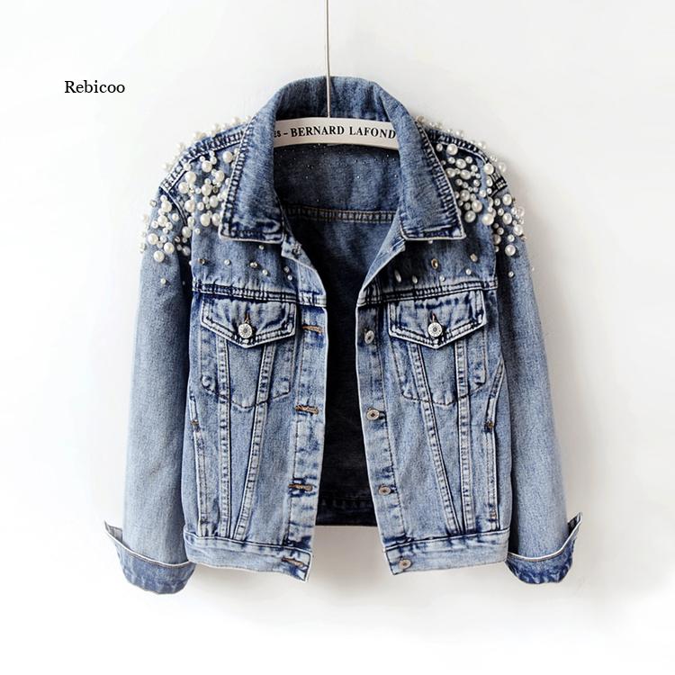 Pearl Casual Denim Jacket for Women - K&L Trending Products