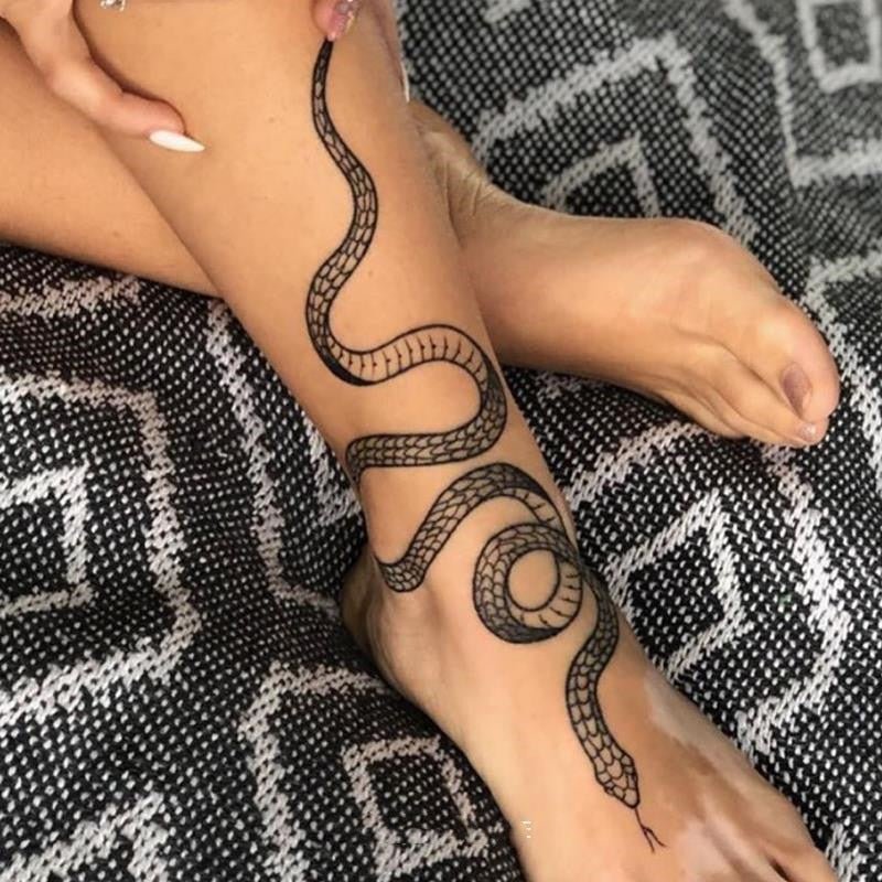 Black Snakes Body Tattoo - K&L Trending Products