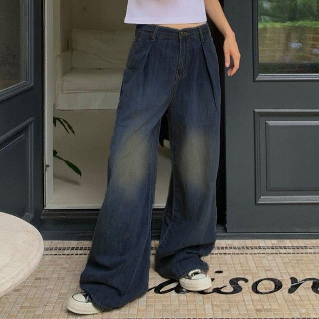 Button Low Waist Women's Denim Pants - K&L Trending Products