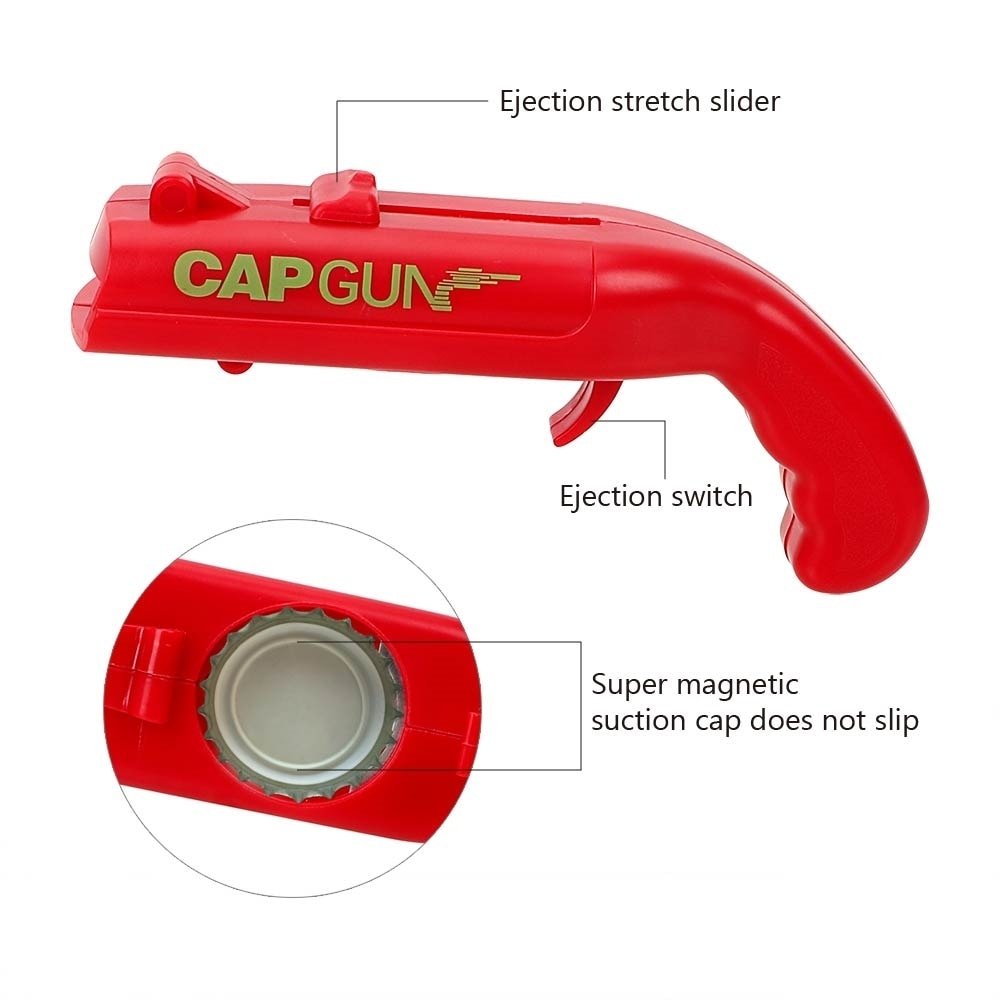 Cap Gun Beer Bottle Opener - K&L Trending Products