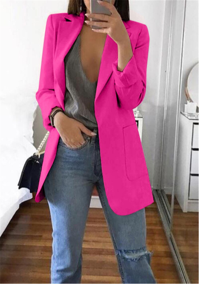 Casual Long Sleeve Business Suit Jacket - K&L Trending Products