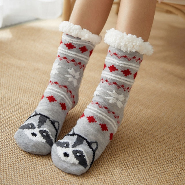 Women's Fuzzy Slipper Socks - K&L Trending Products