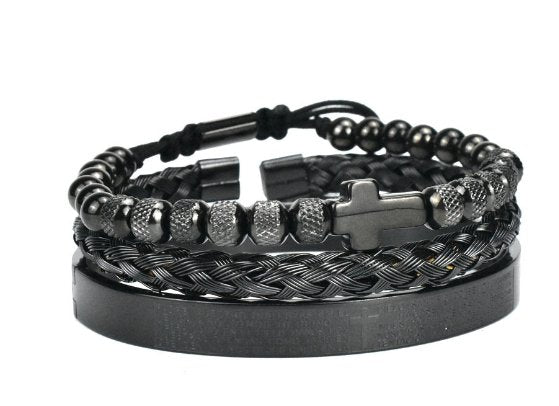 Cross Spanish Carving Bracelet Set - K&L Trending Products