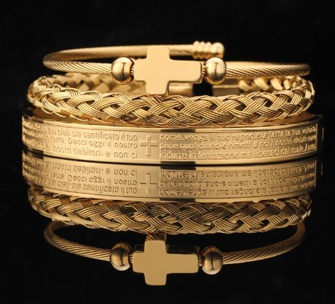 Cross Spanish Carving Bracelet Set - K&L Trending Products