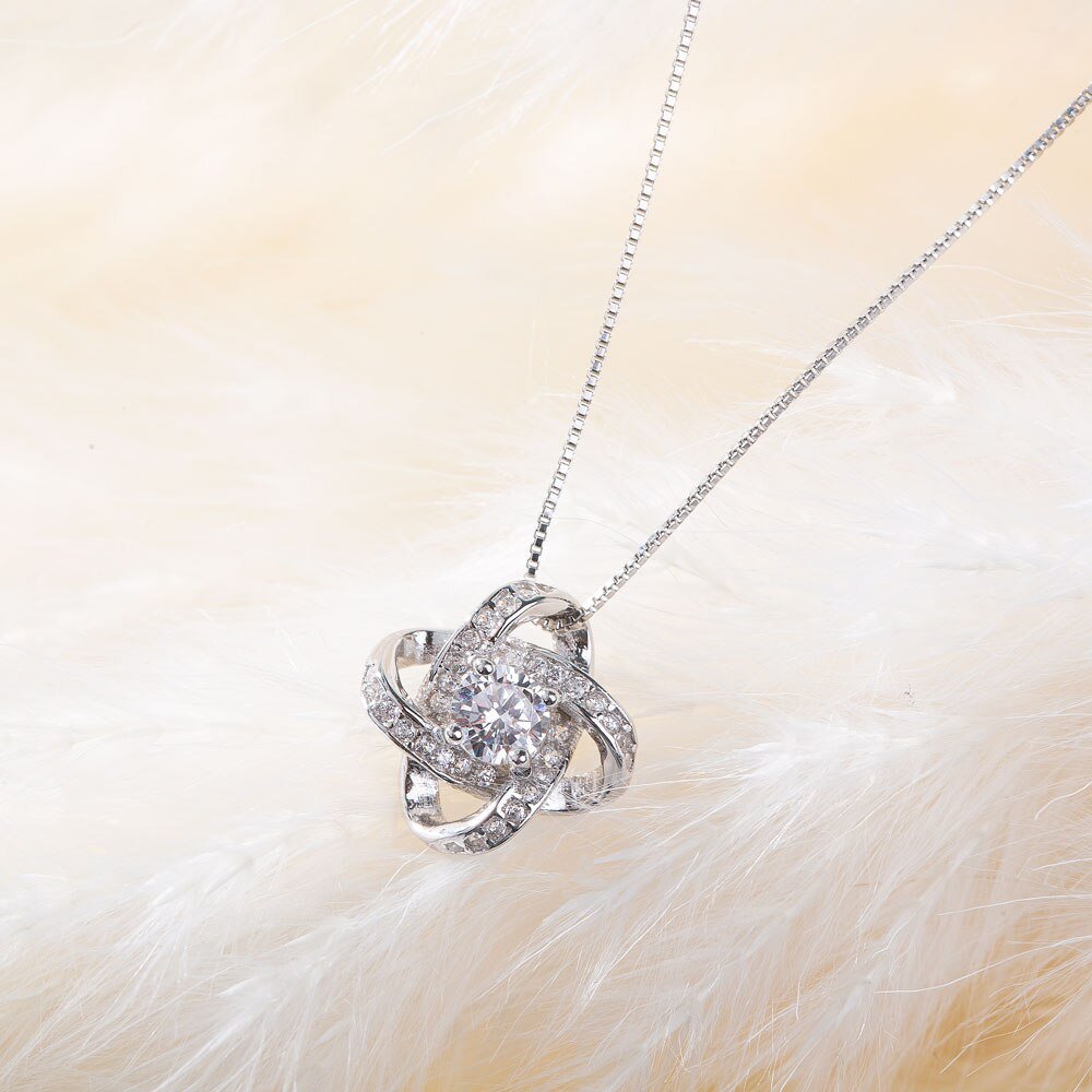 Crystal Flower Chain Necklace - K&L Trending Products