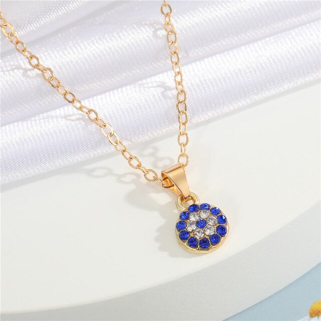 Crystal Turkish Evil Eye Necklace - K&L Trending Products