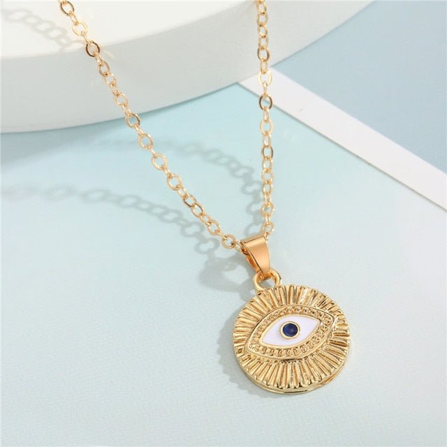 Crystal Turkish Evil Eye Necklace - K&L Trending Products