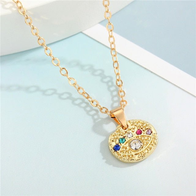 Crystal Turkish Evil Eye Necklace - K&L Trending Products